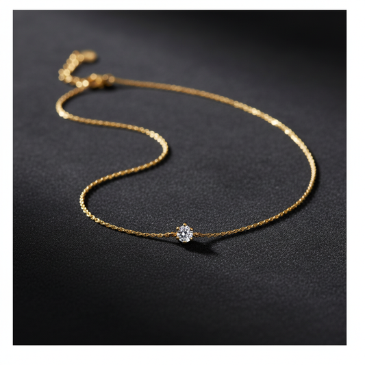 Collar Estela • Destello de Luz Solitaria