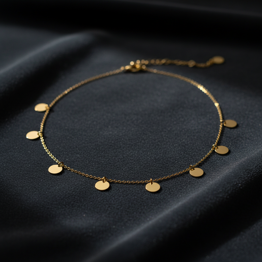 Collar Selena • Cascada de Monedas